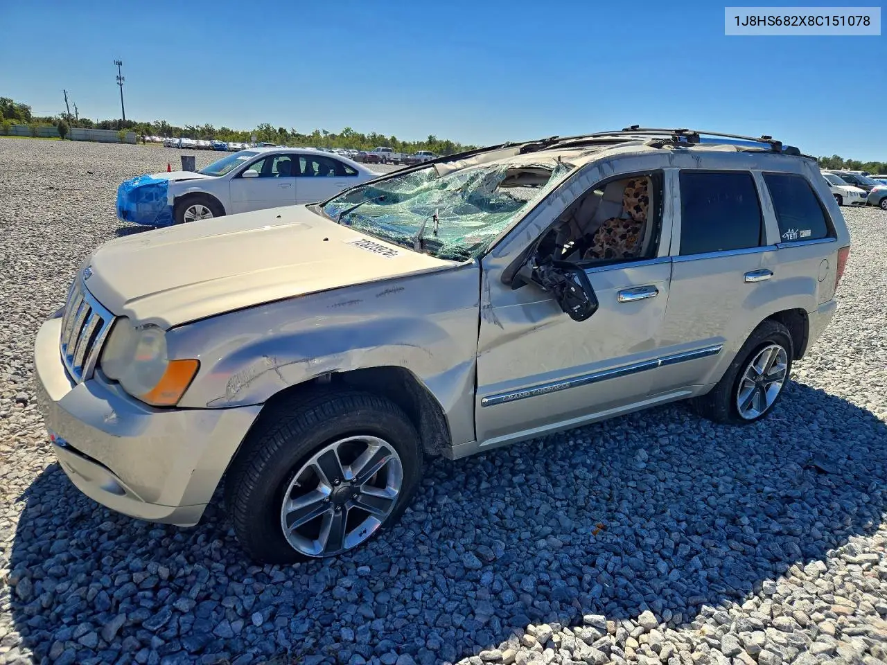 JEEP GRAND CHEROKEE 2008, VIN 1J8HS682X8C151078