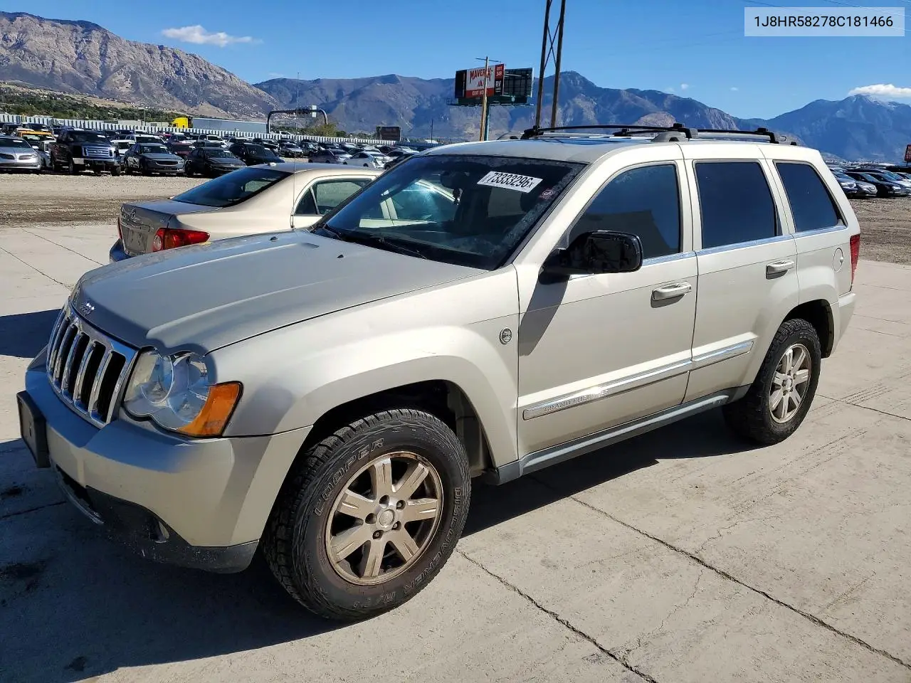 JEEP GRAND CHEROKEE 2008, VIN 1J8HR58278C181466