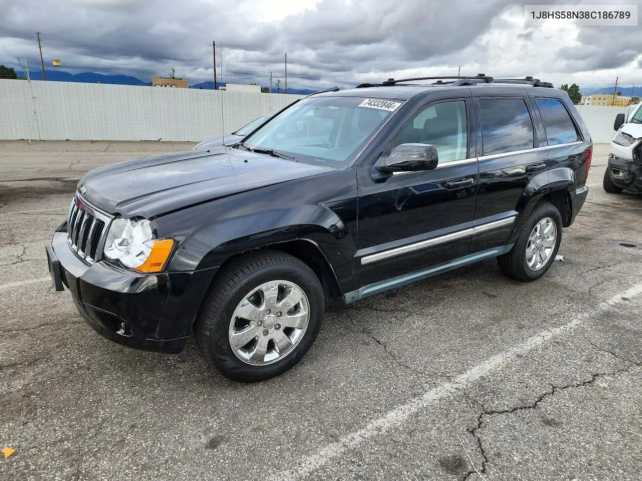 JEEP GRAND CHEROKEE 2008, VIN 1J8HS58N38C186789
