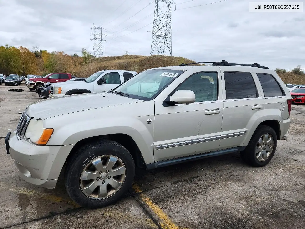 JEEP GRAND CHEROKEE 2009, VIN 1J8HR58T89C557635