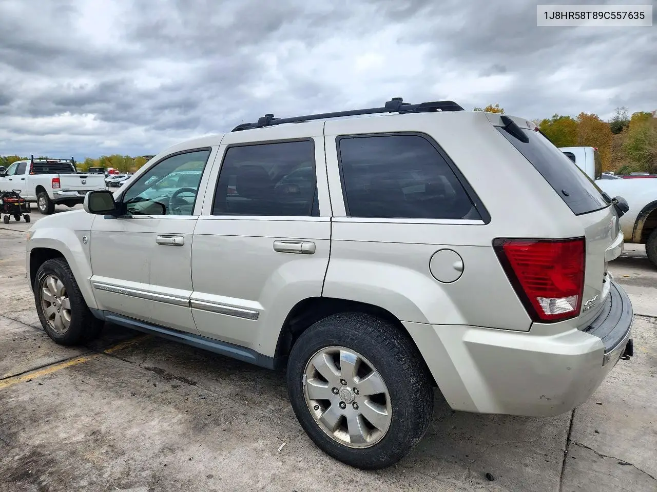 2009 JEEP GRAND CHEROKEE VIN 1J8HR58T89C557635 — фото 2