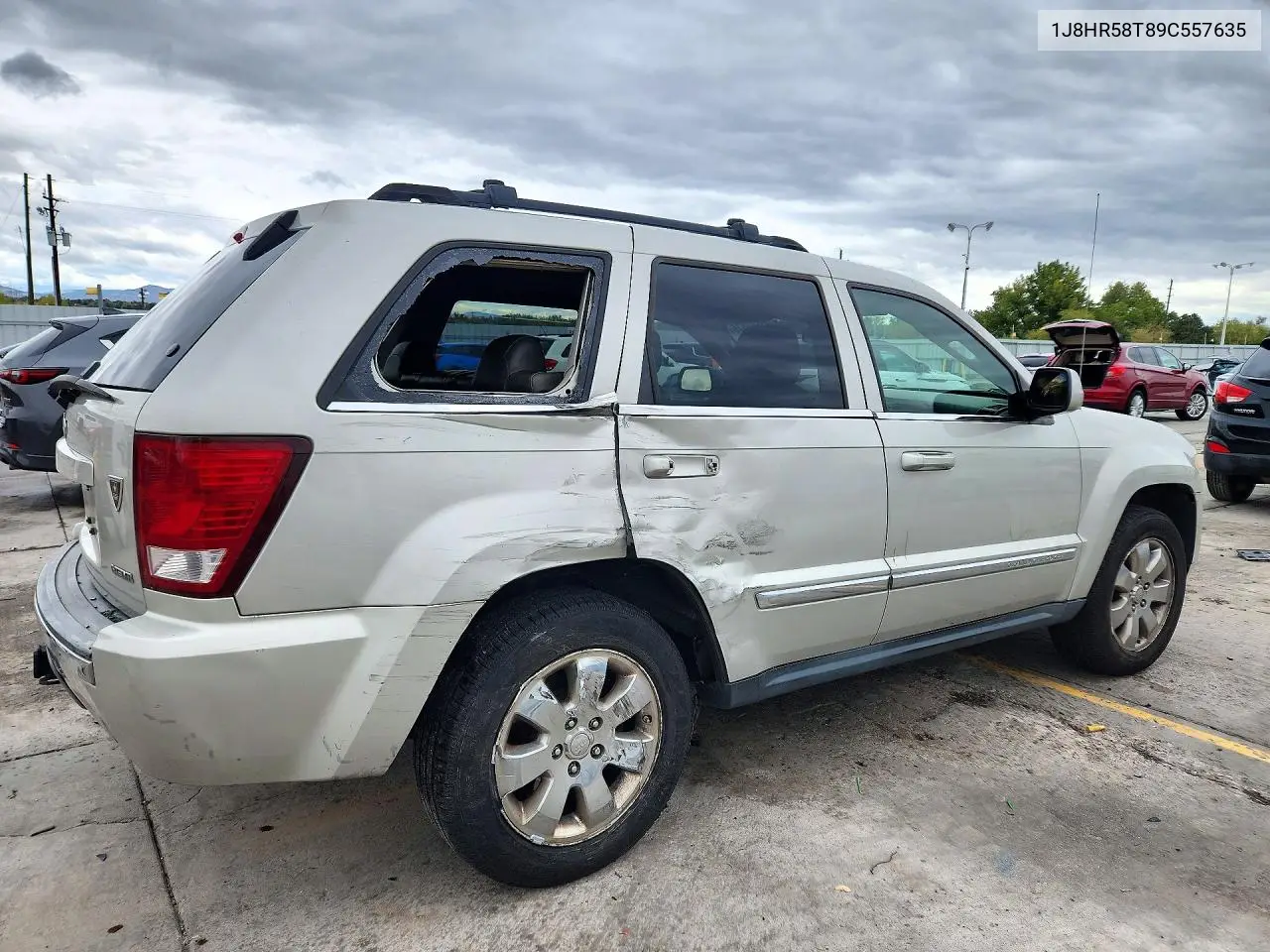 2009 JEEP GRAND CHEROKEE VIN 1J8HR58T89C557635 — фото 3