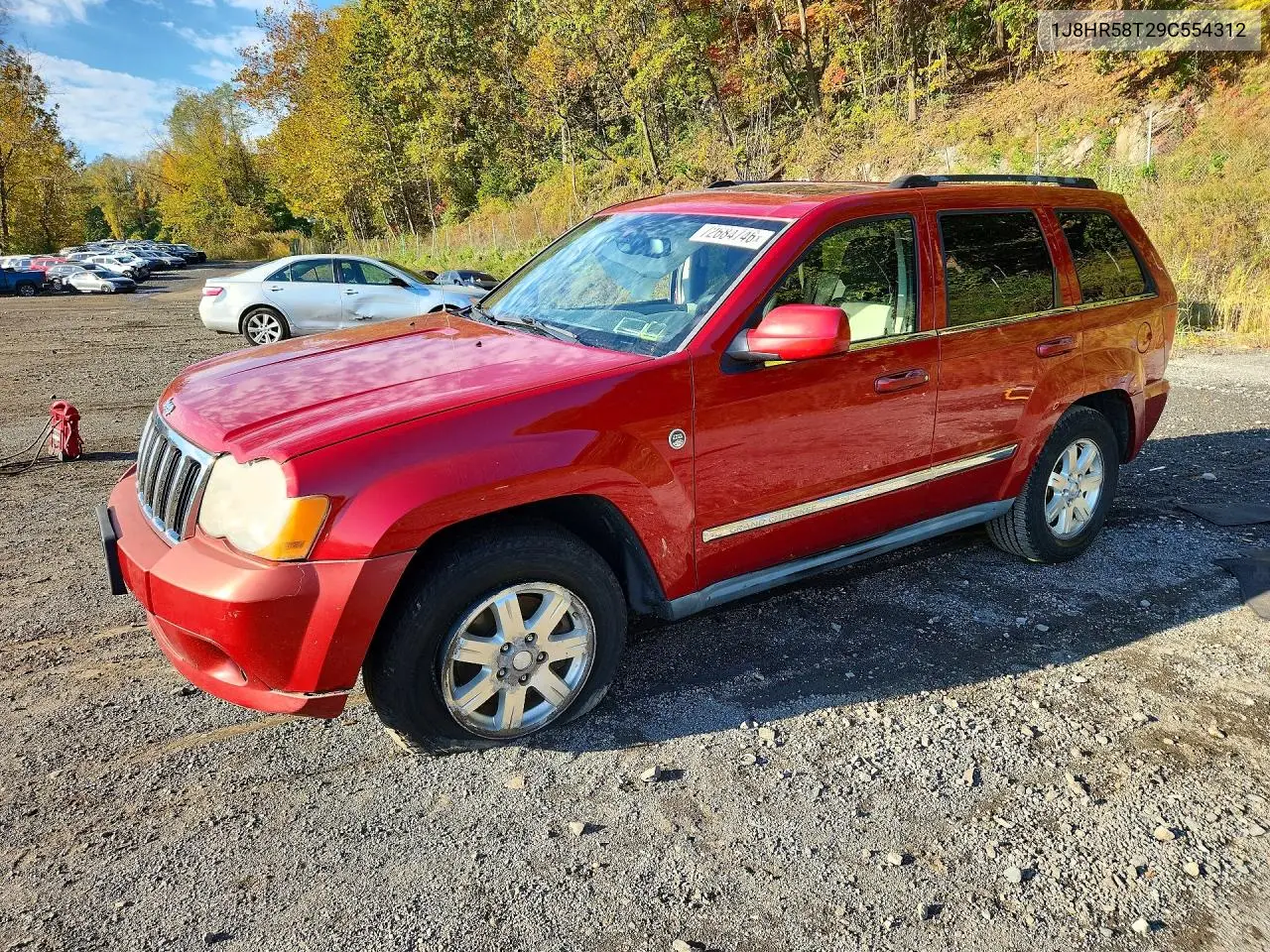 JEEP GRAND CHEROKEE 2009, VIN 1J8HR58T29C554312