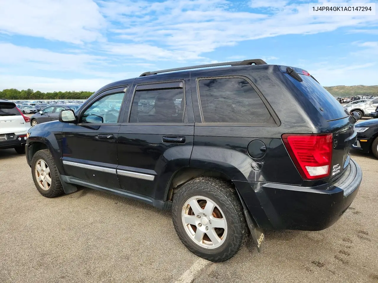 2010 JEEP GRAND CHEROKEE VIN 1J4PR4GK1AC147294 — фото 2