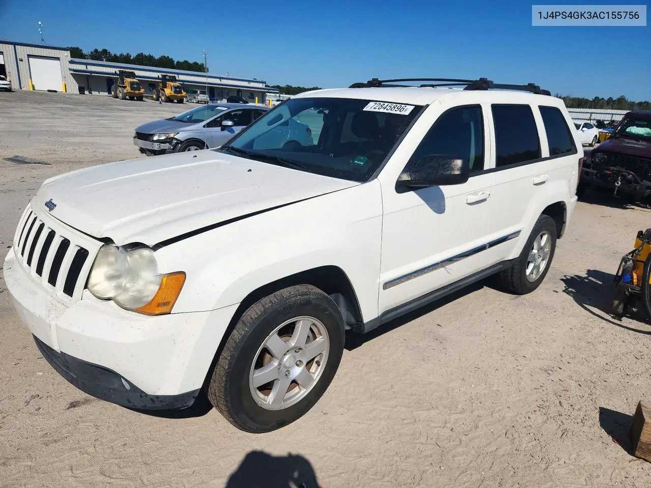 JEEP GRAND CHEROKEE 2010, VIN 1J4PS4GK3AC155756