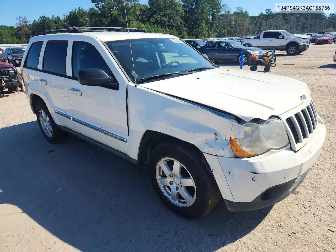2010 JEEP GRAND CHEROKEE VIN 1J4PS4GK3AC155756 — фото 4
