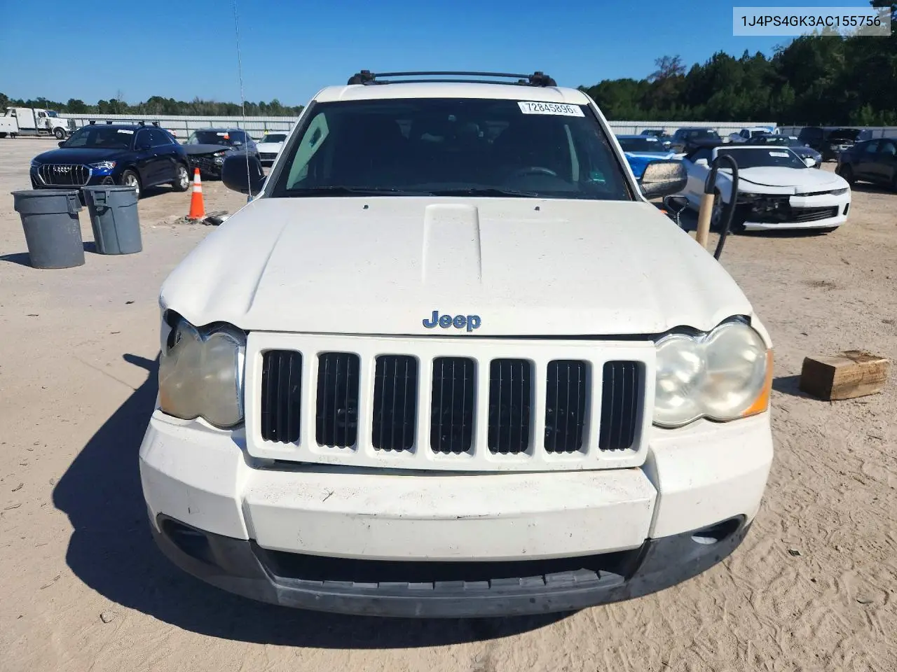 2010 JEEP GRAND CHEROKEE VIN 1J4PS4GK3AC155756 — фото 5