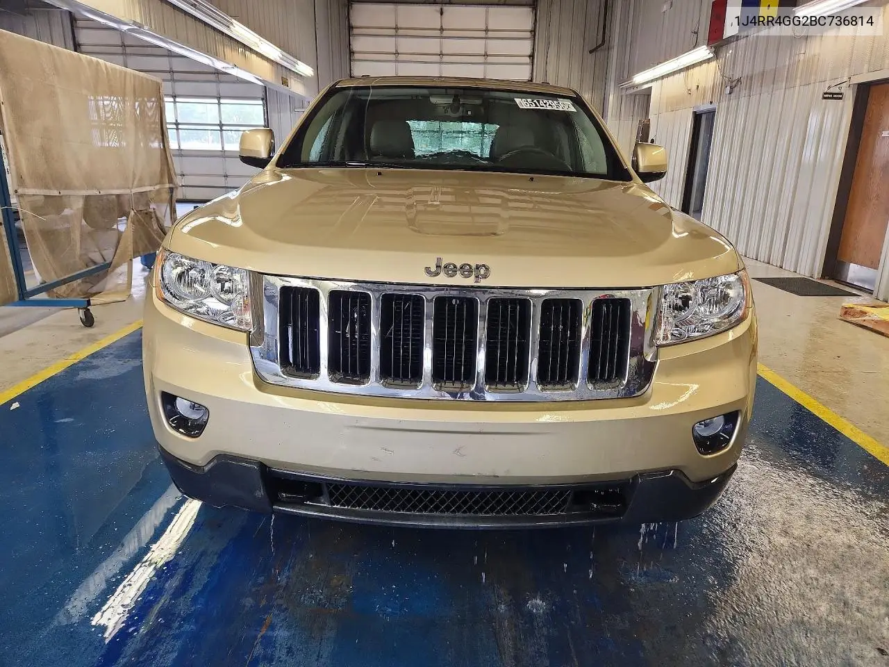 2011 JEEP GRAND CHEROKEE VIN 1J4RR4GG2BC736814 — фото 5