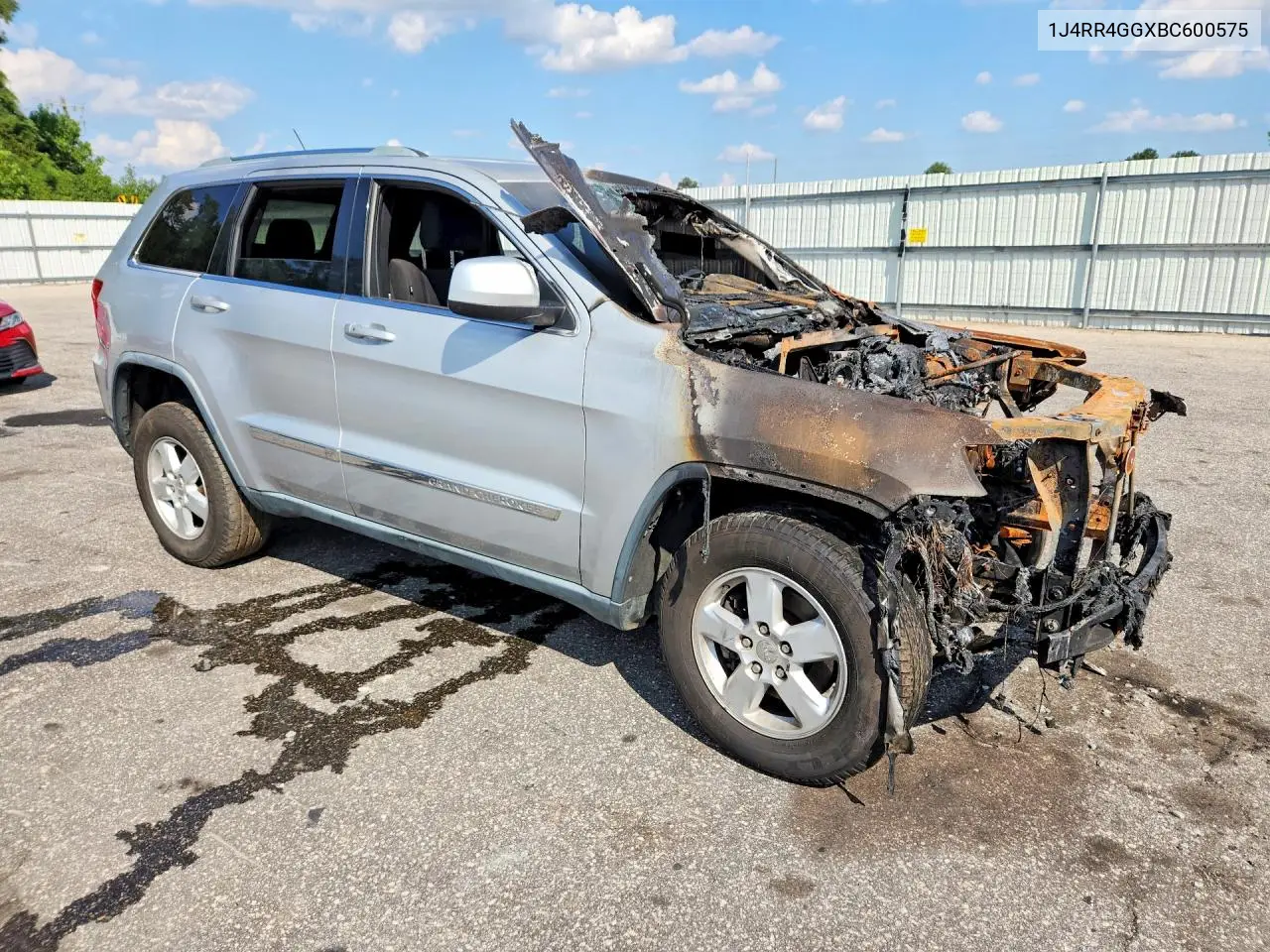 2011 JEEP GRAND CHEROKEE VIN 1J4RR4GGXBC600575 — фото 4