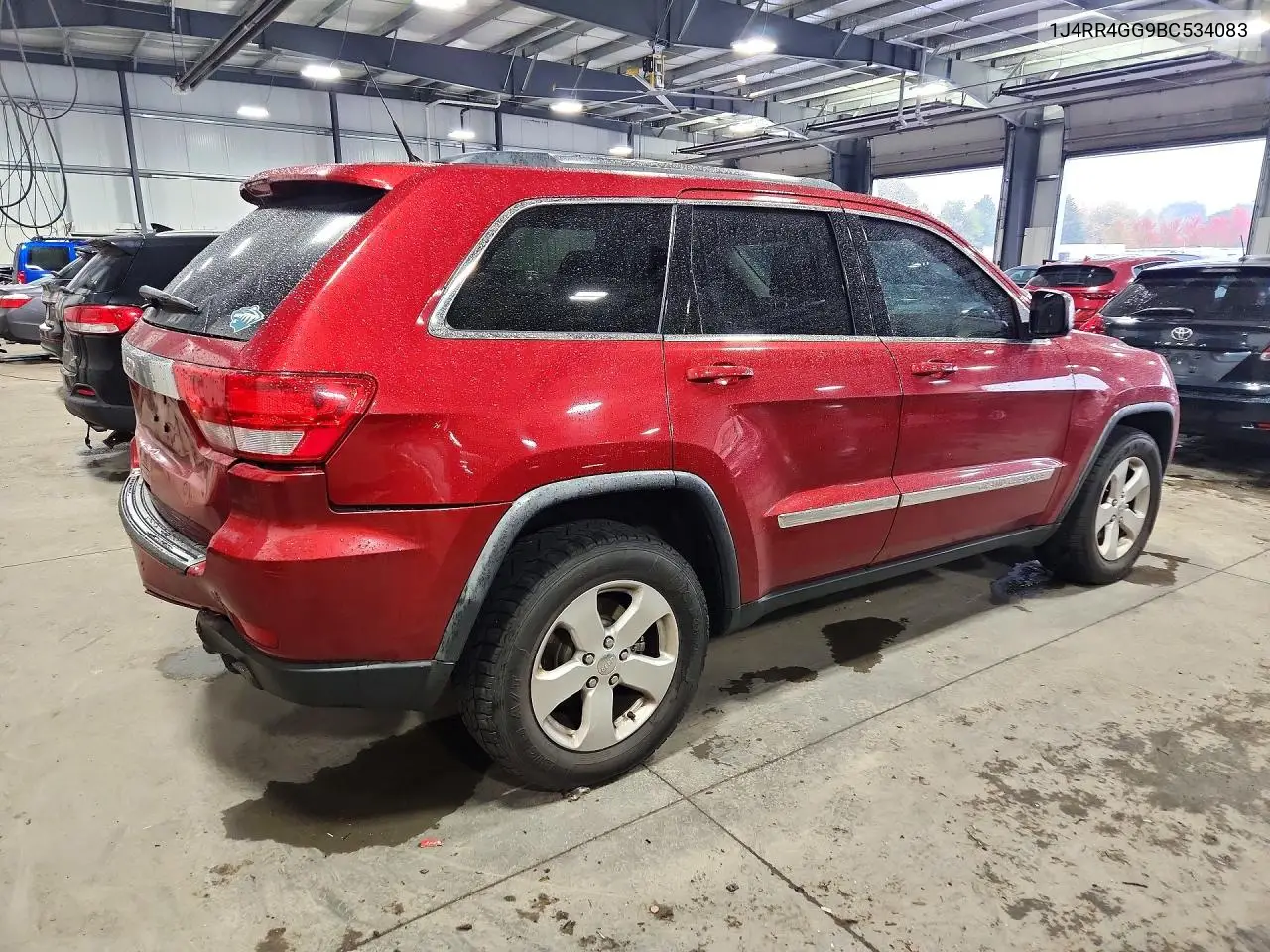 2011 JEEP GRAND CHEROKEE VIN 1J4RR4GG9BC534083 — фото 3