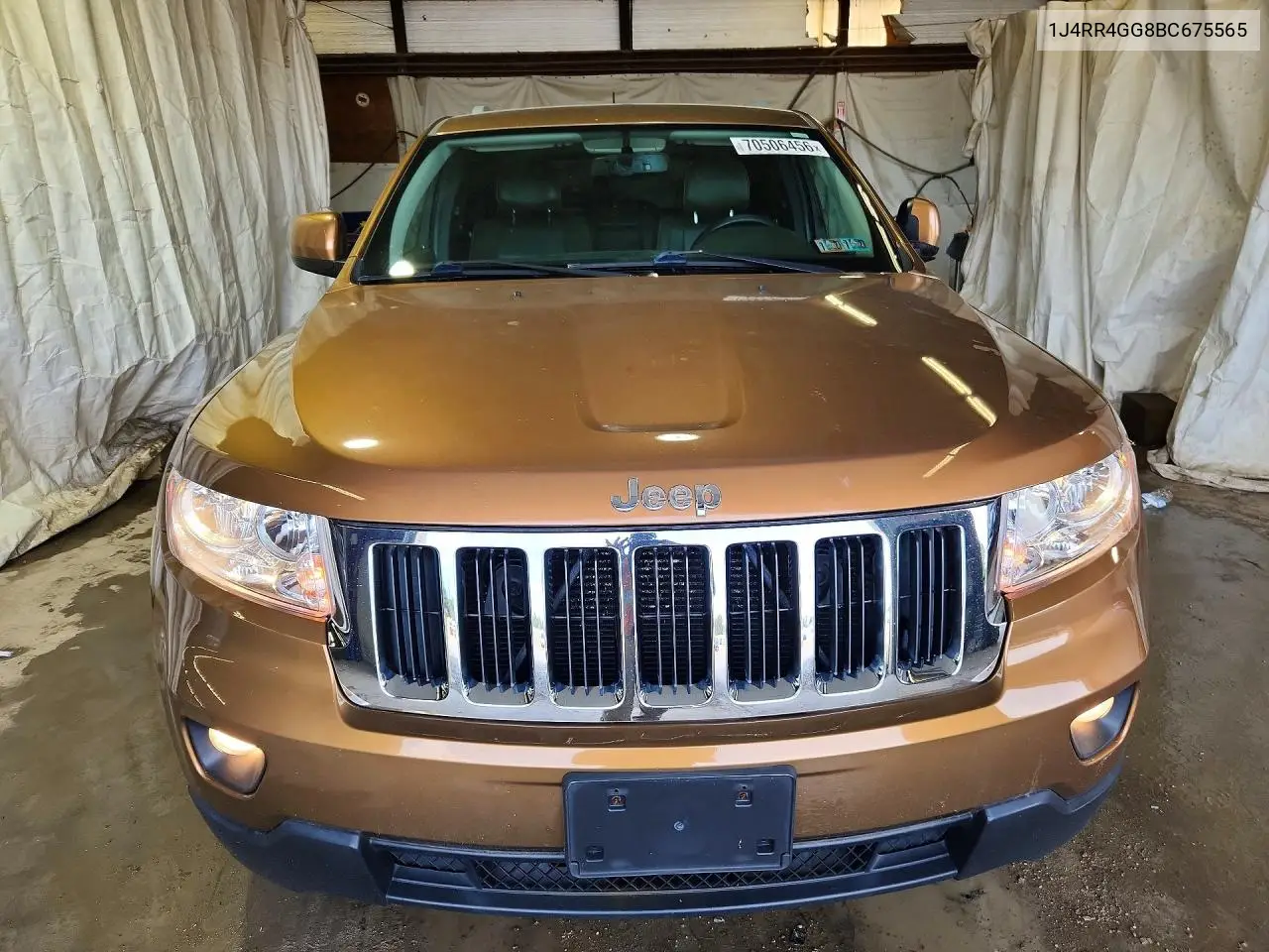 2011 JEEP GRAND CHEROKEE VIN 1J4RR4GG8BC675565 — фото 5