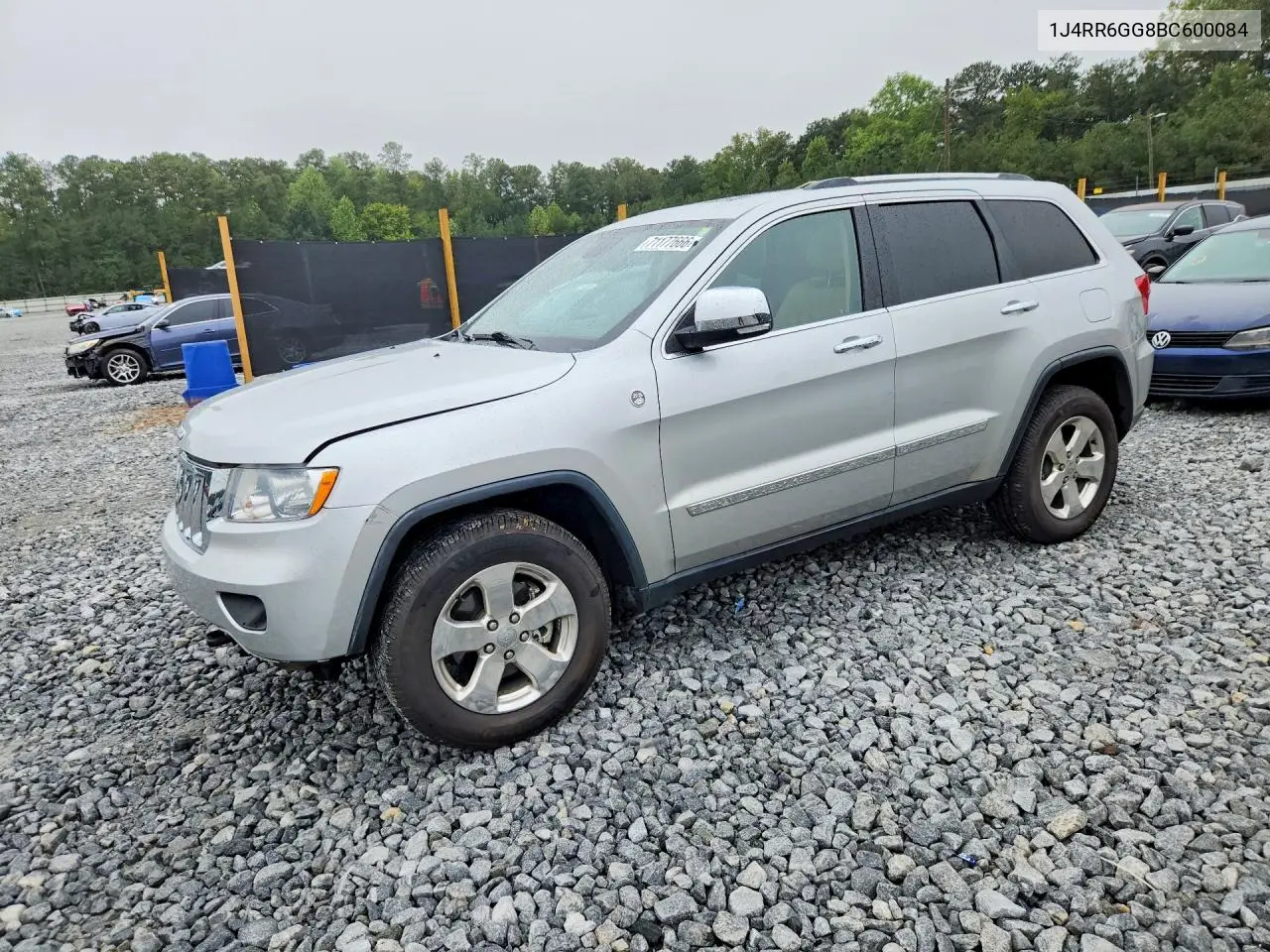JEEP GRAND CHEROKEE 2011, VIN 1J4RR6GG8BC600084