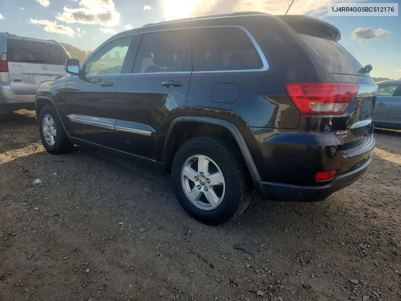 2011 JEEP GRAND CHEROKEE VIN 1J4RR4GG5BC512176 — фото 2