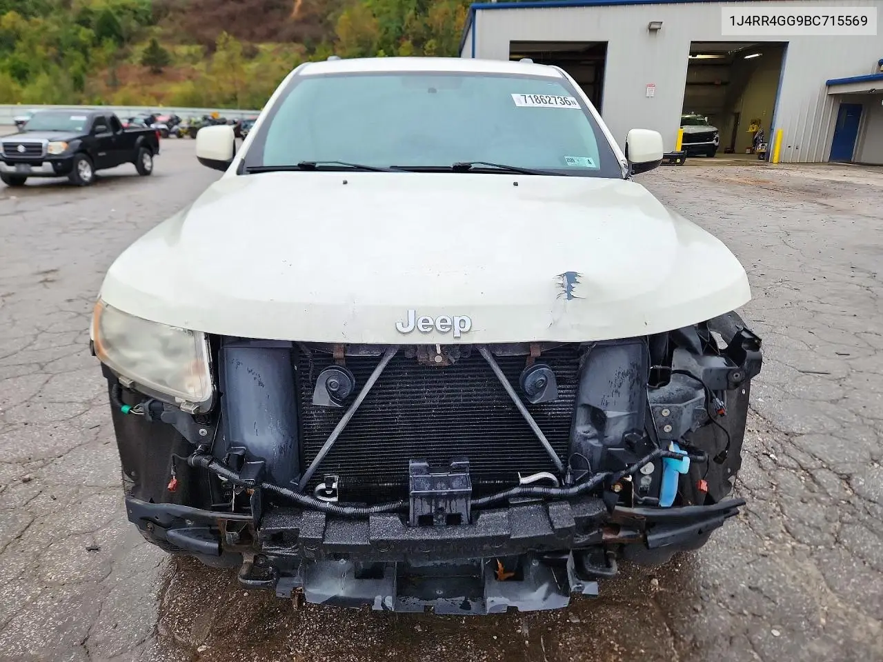 2011 JEEP GRAND CHEROKEE VIN 1J4RR4GG9BC715569 — фото 5