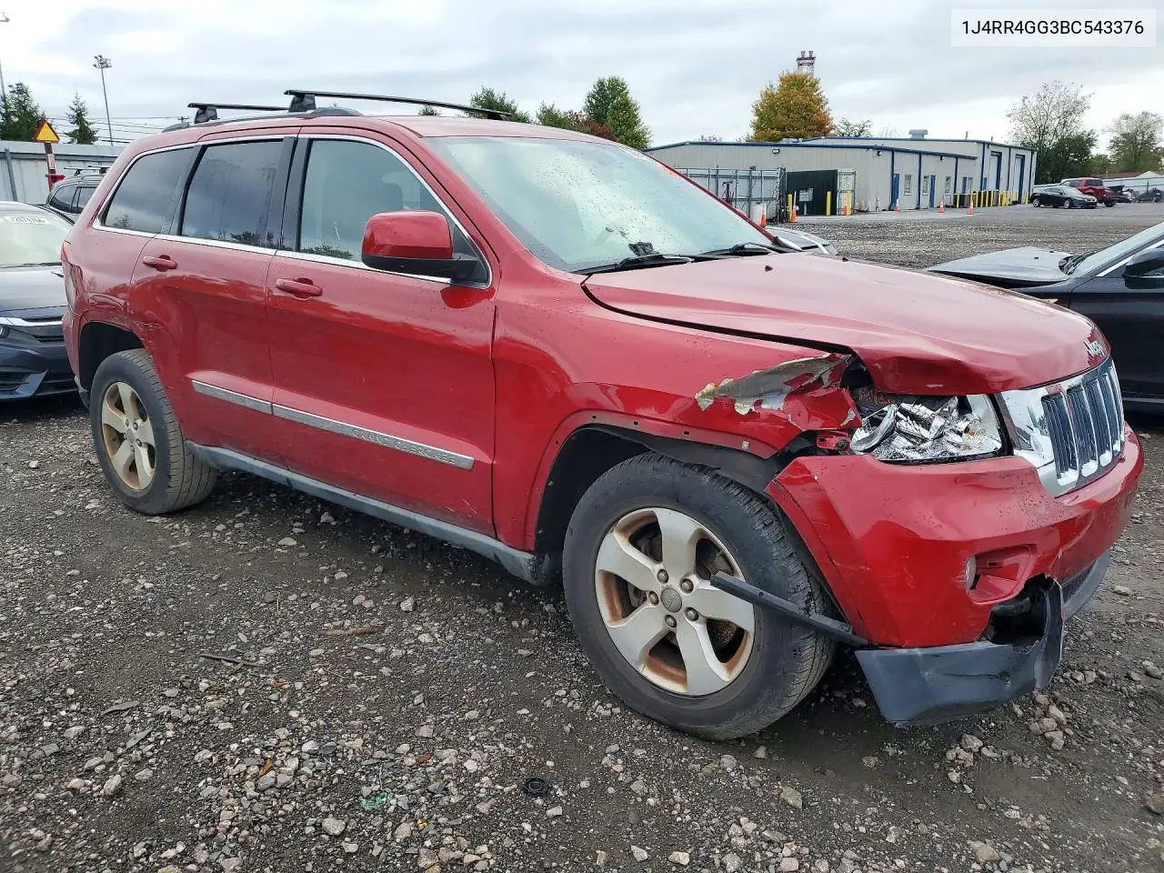 2011 JEEP GRAND CHEROKEE VIN 1J4RR4GG3BC543376 — фото 4