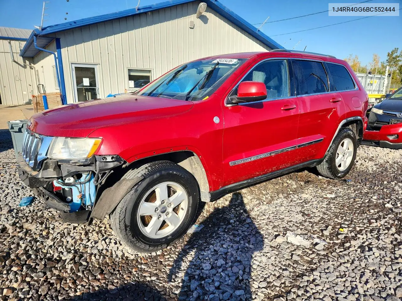JEEP GRAND CHEROKEE 2011, VIN 1J4RR4GG6BC552444