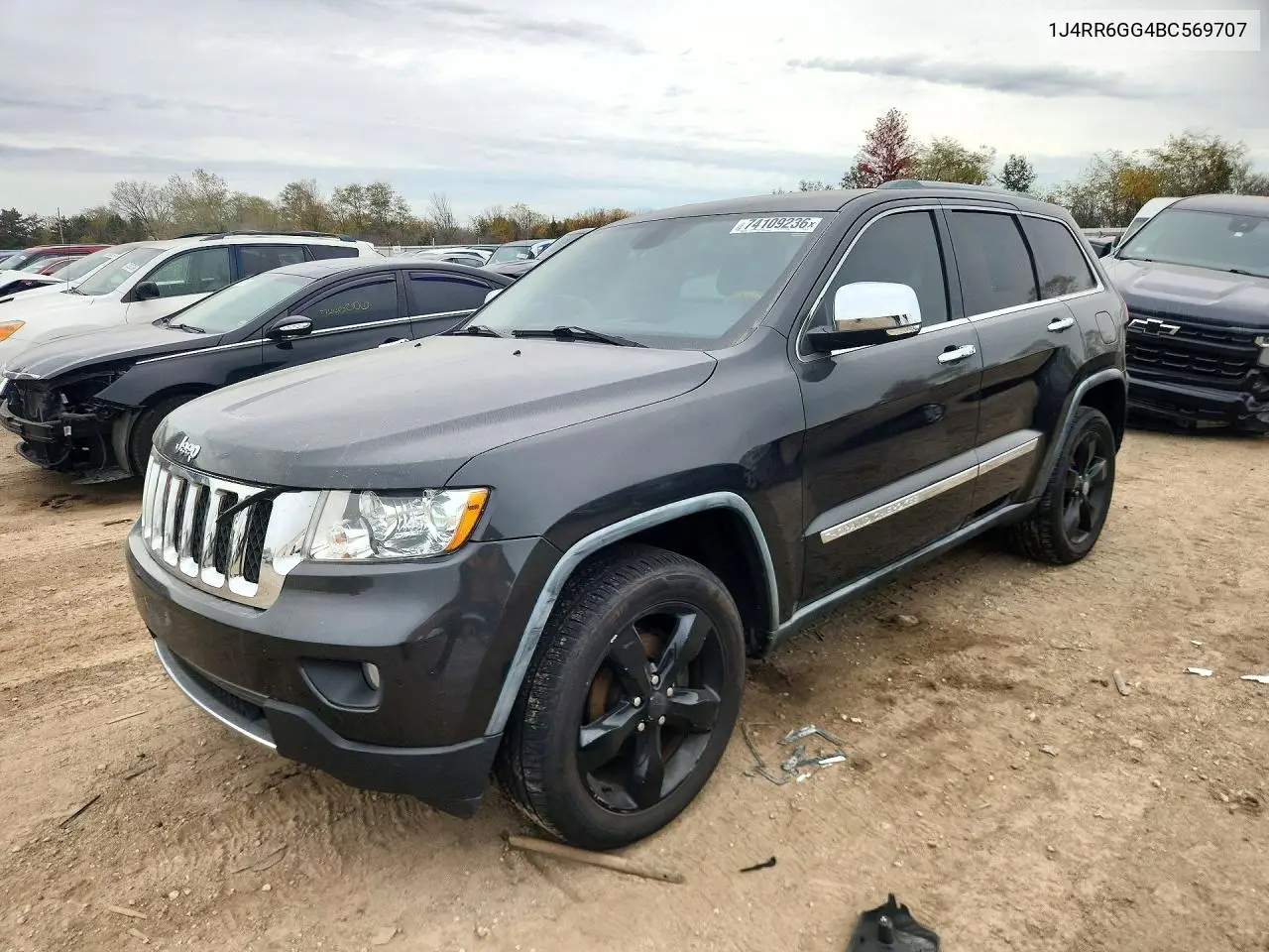 JEEP GRAND CHEROKEE 2011, VIN 1J4RR6GG4BC569707