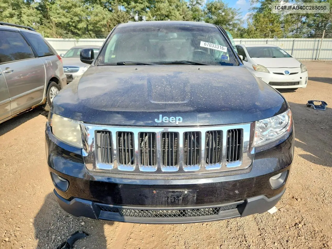 2012 JEEP GRAND CHEROKEE VIN 1C4RJFAG4CC285050 — фото 5