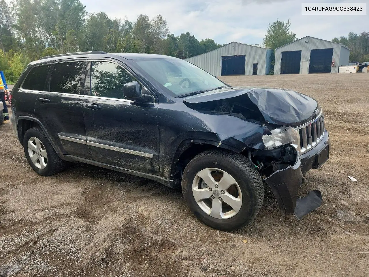 2012 JEEP GRAND CHEROKEE VIN 1C4RJFAG9CC338423 — фото 4