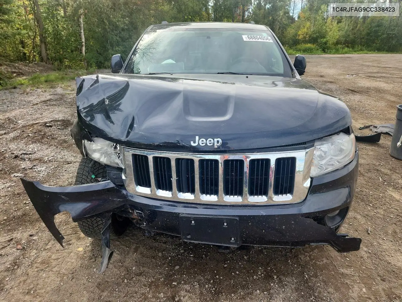 2012 JEEP GRAND CHEROKEE VIN 1C4RJFAG9CC338423 — фото 5
