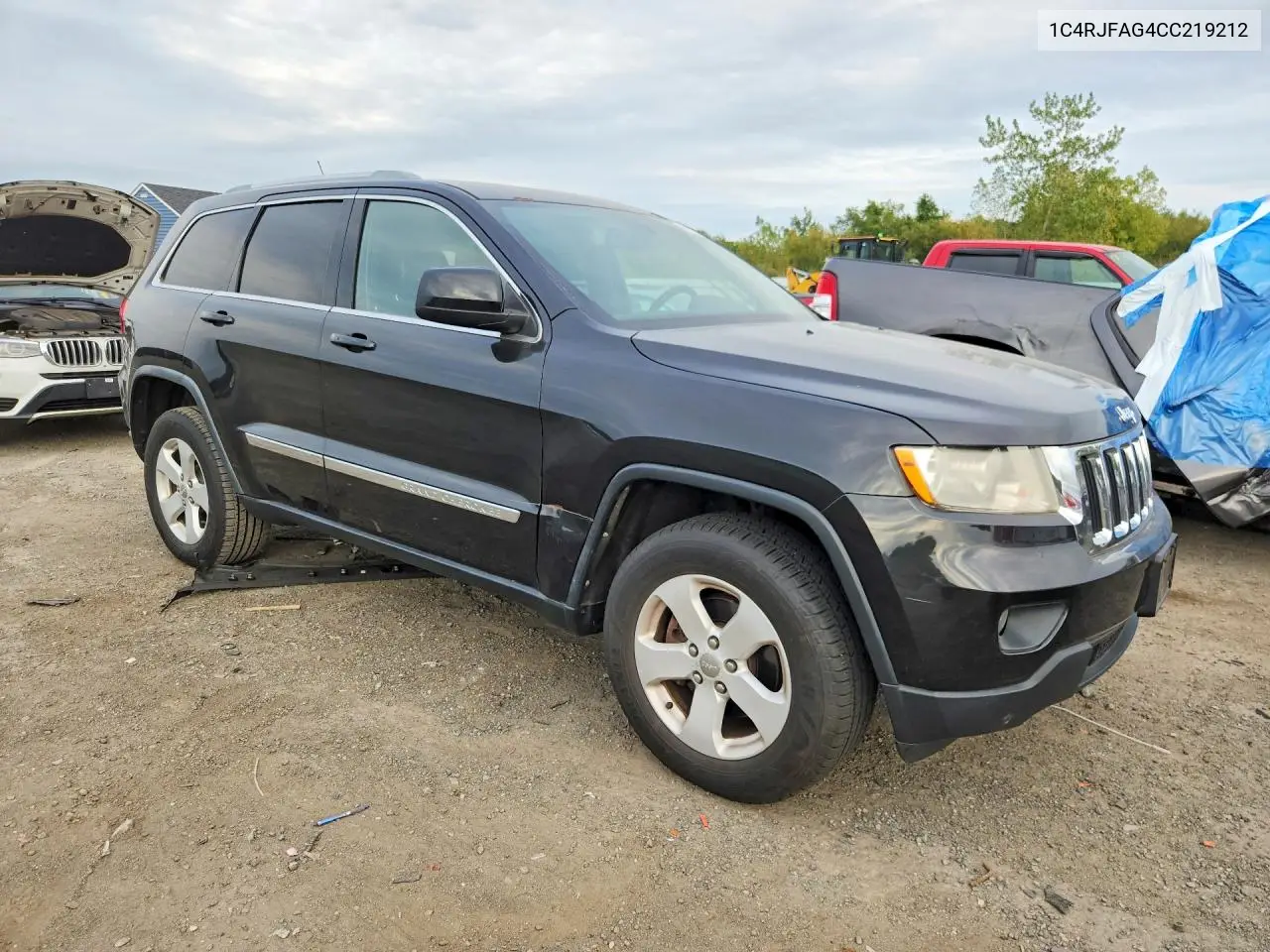 2012 JEEP GRAND CHEROKEE VIN 1C4RJFAG4CC219212 — фото 4