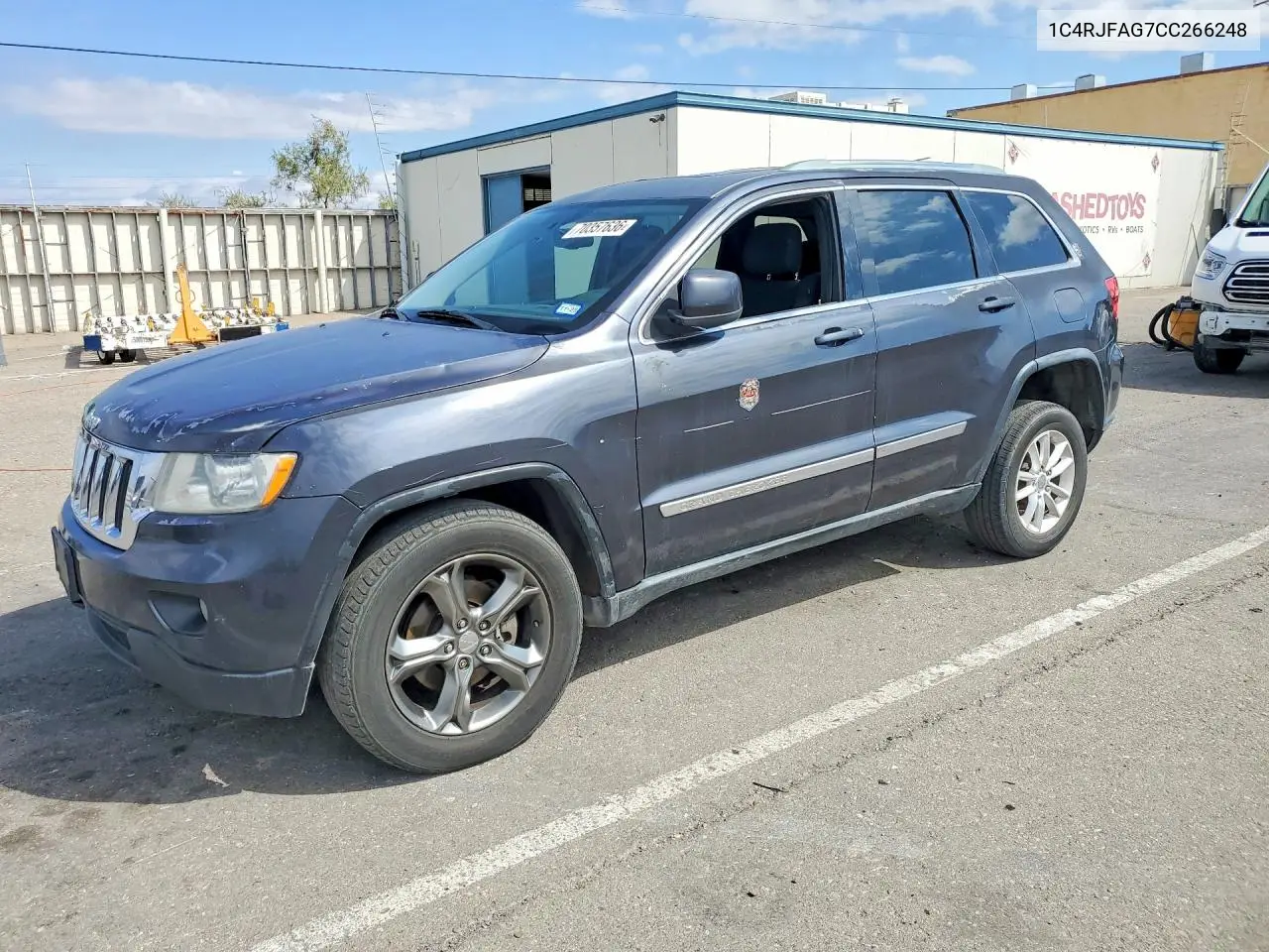 JEEP GRAND CHEROKEE 2012, VIN 1C4RJFAG7CC266248