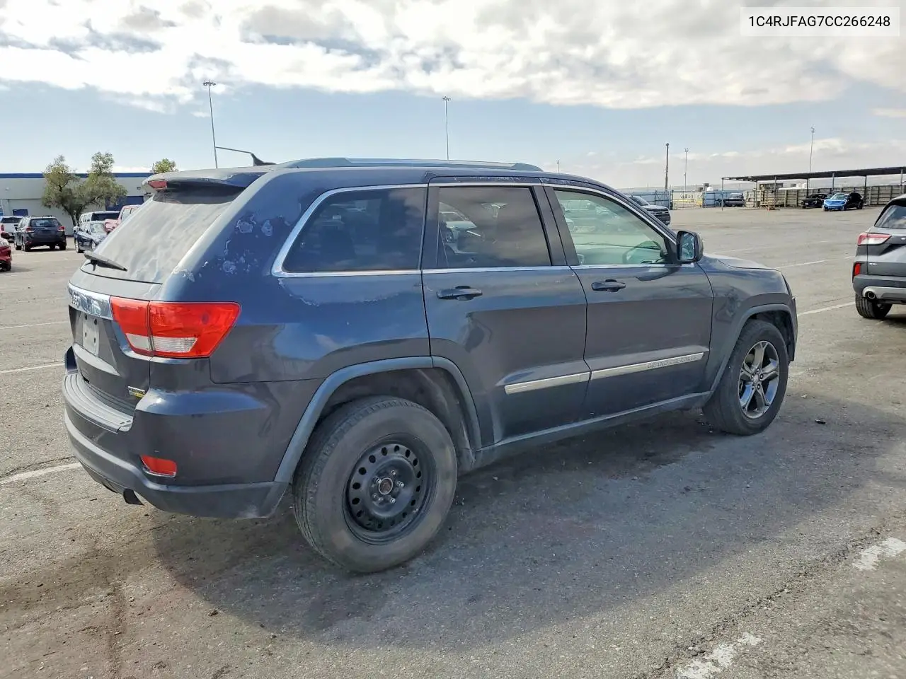 2012 JEEP GRAND CHEROKEE VIN 1C4RJFAG7CC266248 — фото 3