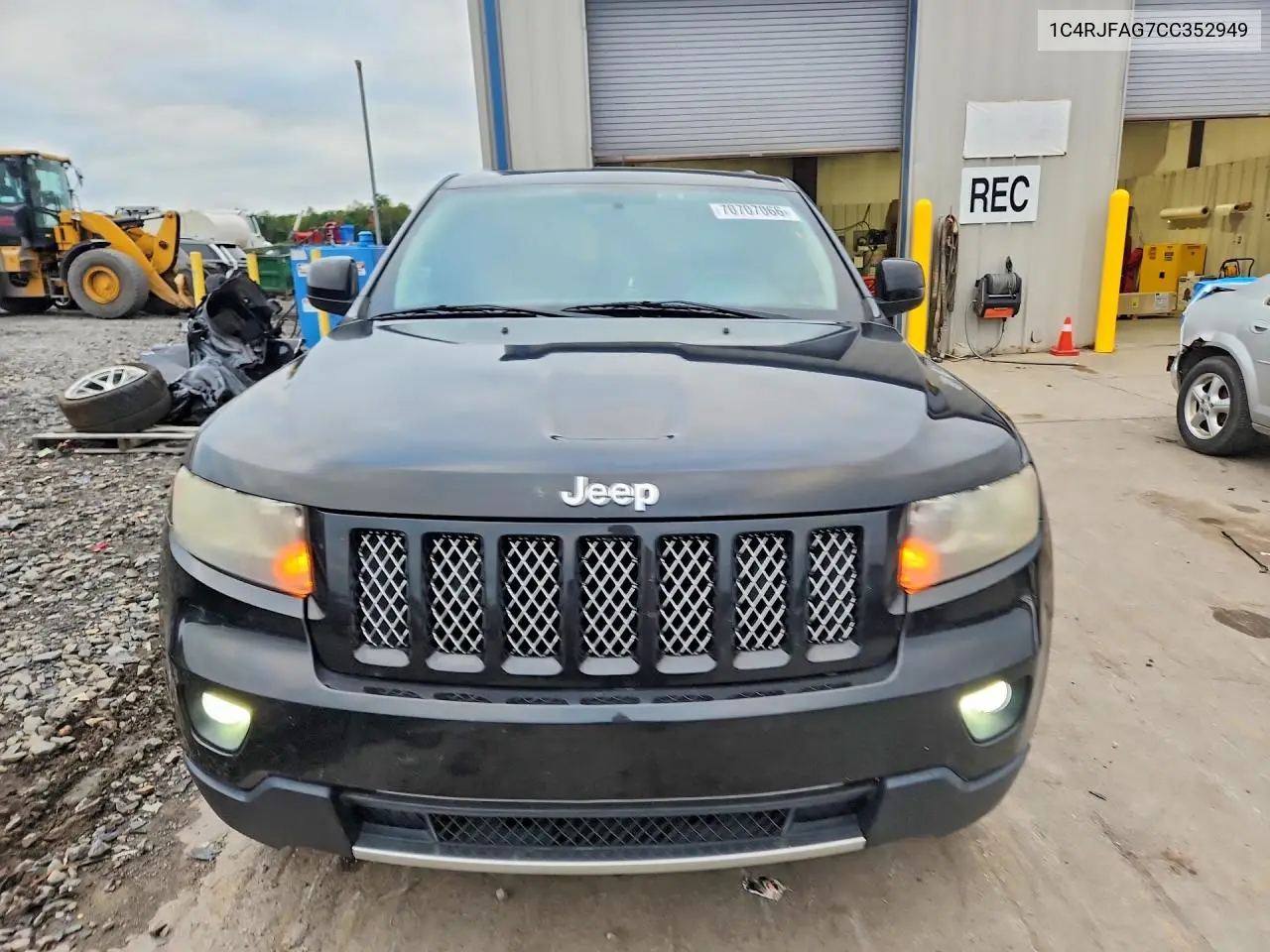 2012 JEEP GRAND CHEROKEE VIN 1C4RJFAG7CC352949 — фото 5