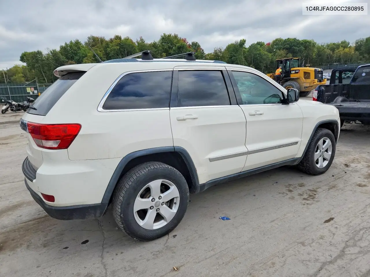 2012 JEEP GRAND CHEROKEE VIN 1C4RJFAG0CC280895 — фото 3