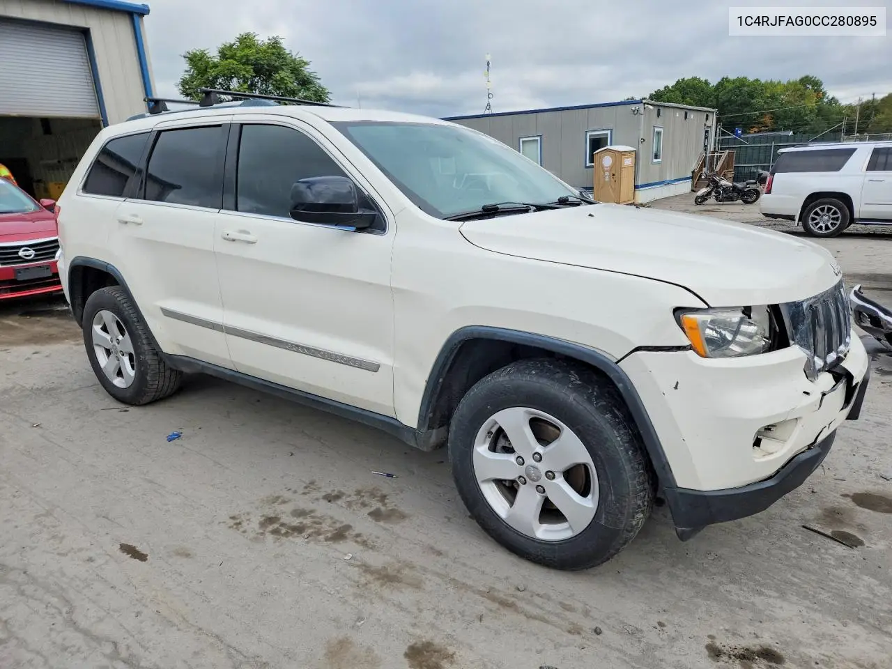 2012 JEEP GRAND CHEROKEE VIN 1C4RJFAG0CC280895 — фото 4