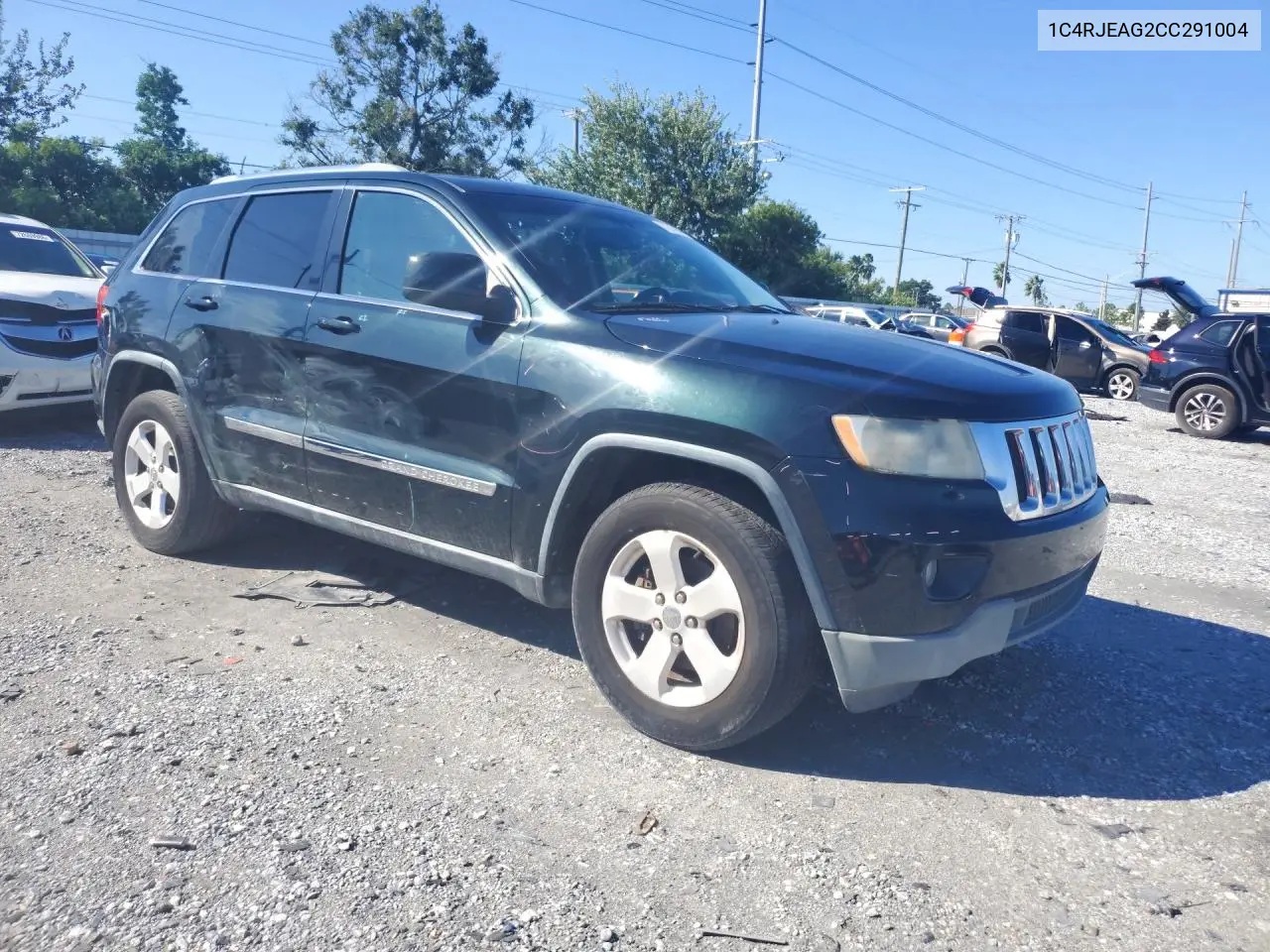 2012 JEEP GRAND CHEROKEE VIN 1C4RJEAG2CC291004 — фото 4