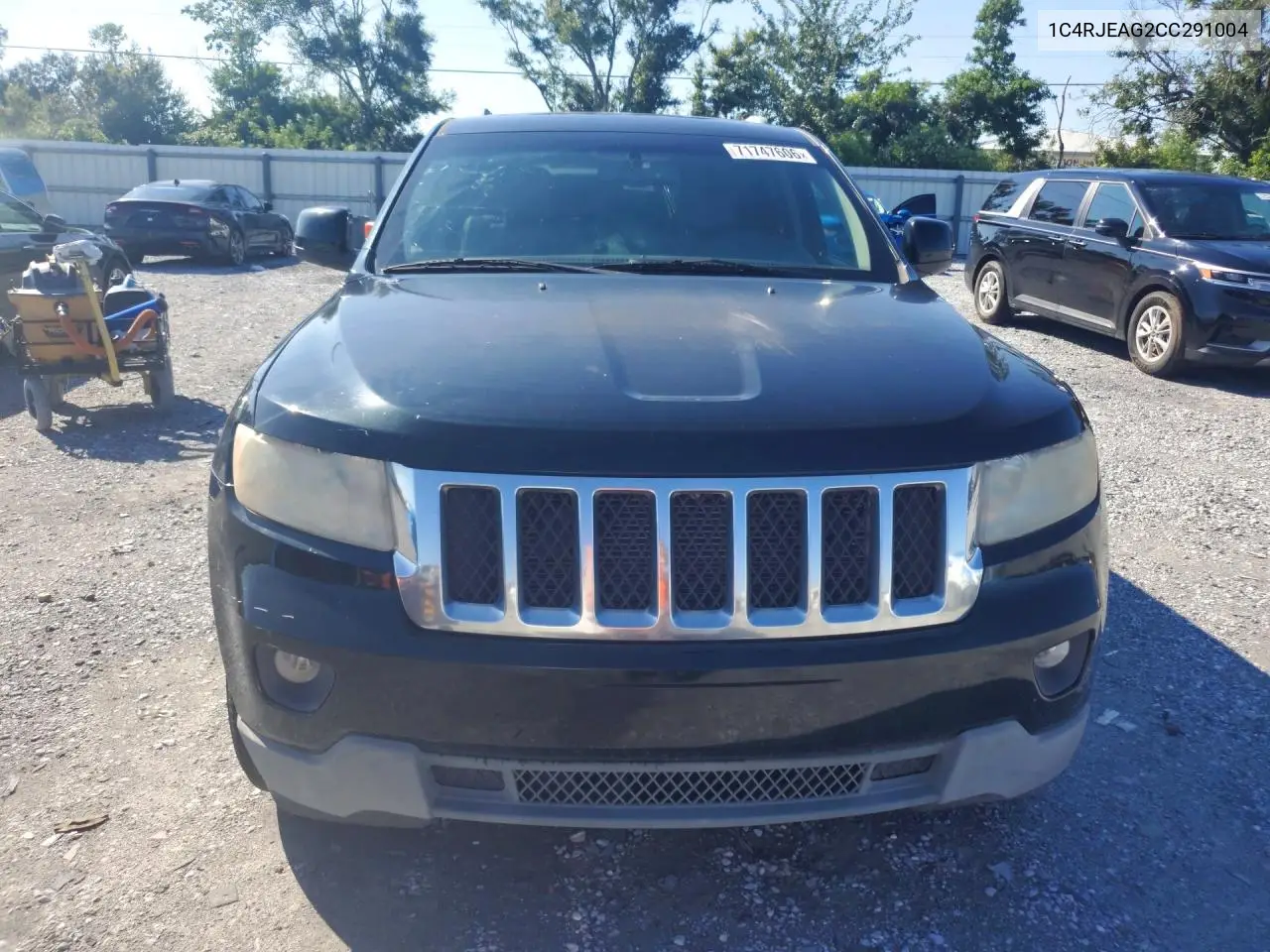 2012 JEEP GRAND CHEROKEE VIN 1C4RJEAG2CC291004 — фото 5