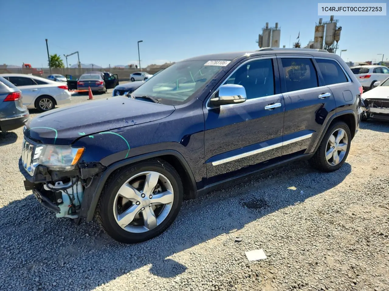 JEEP GRAND CHEROKEE 2012, VIN 1C4RJFCT0CC227253