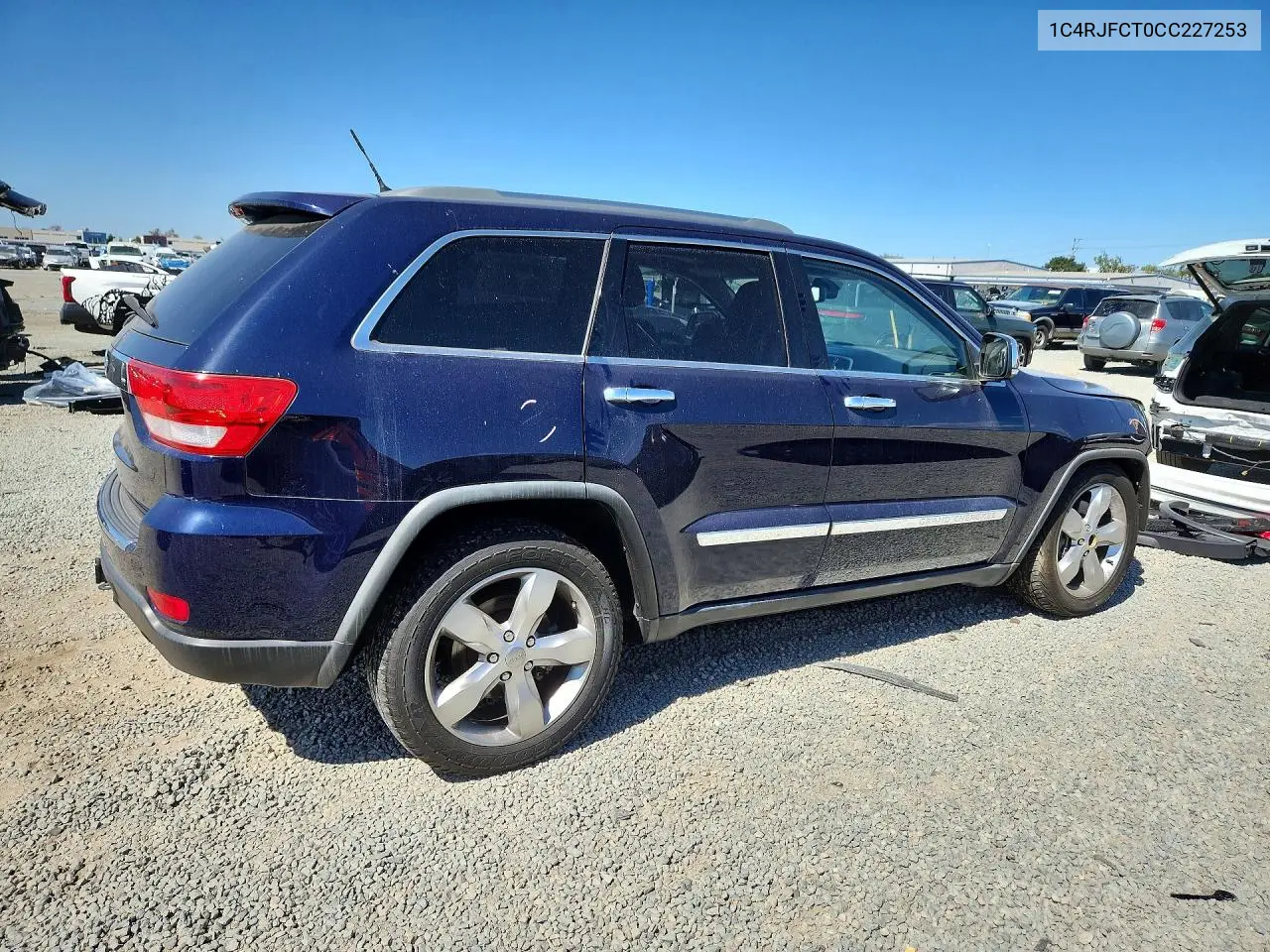 2012 JEEP GRAND CHEROKEE VIN 1C4RJFCT0CC227253 — фото 3