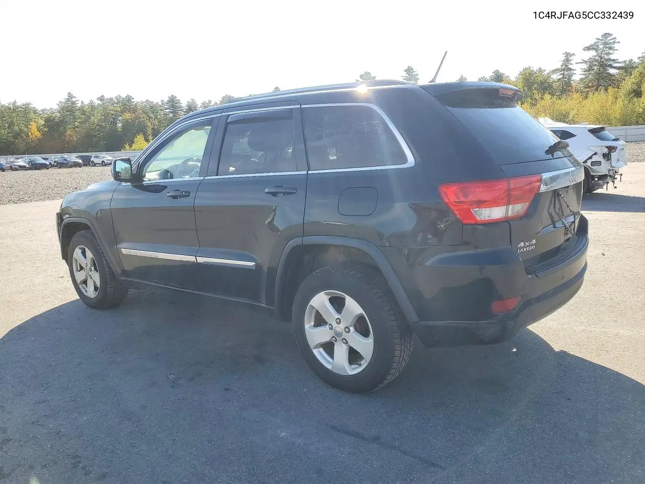 2012 JEEP GRAND CHEROKEE VIN 1C4RJFAG5CC332439 — фото 2