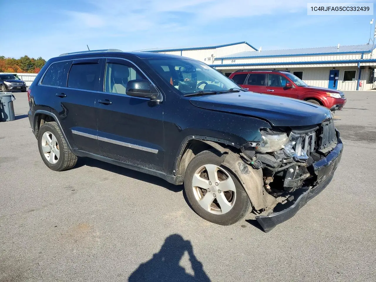 2012 JEEP GRAND CHEROKEE VIN 1C4RJFAG5CC332439 — фото 4