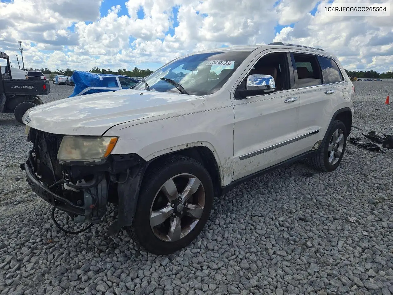 JEEP GRAND CHEROKEE 2012, VIN 1C4RJECG6CC265504