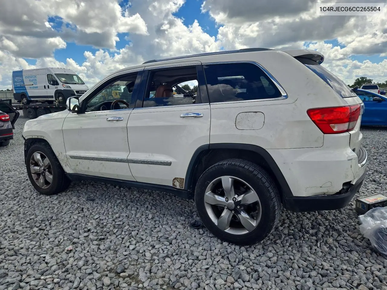 2012 JEEP GRAND CHEROKEE VIN 1C4RJECG6CC265504 — фото 2