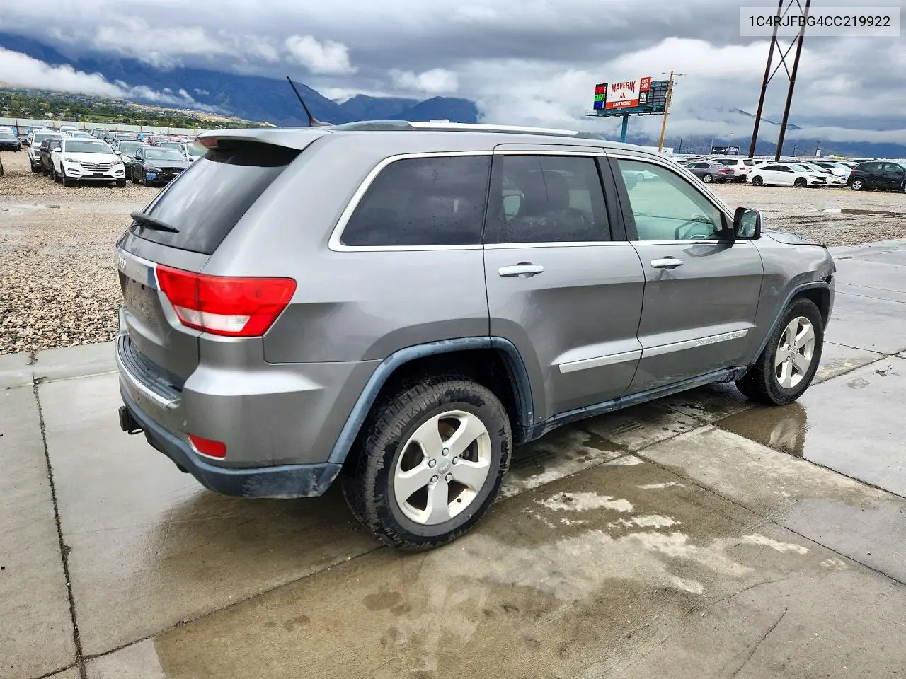 2012 JEEP GRAND CHEROKEE VIN 1C4RJFBG4CC219922 — фото 3