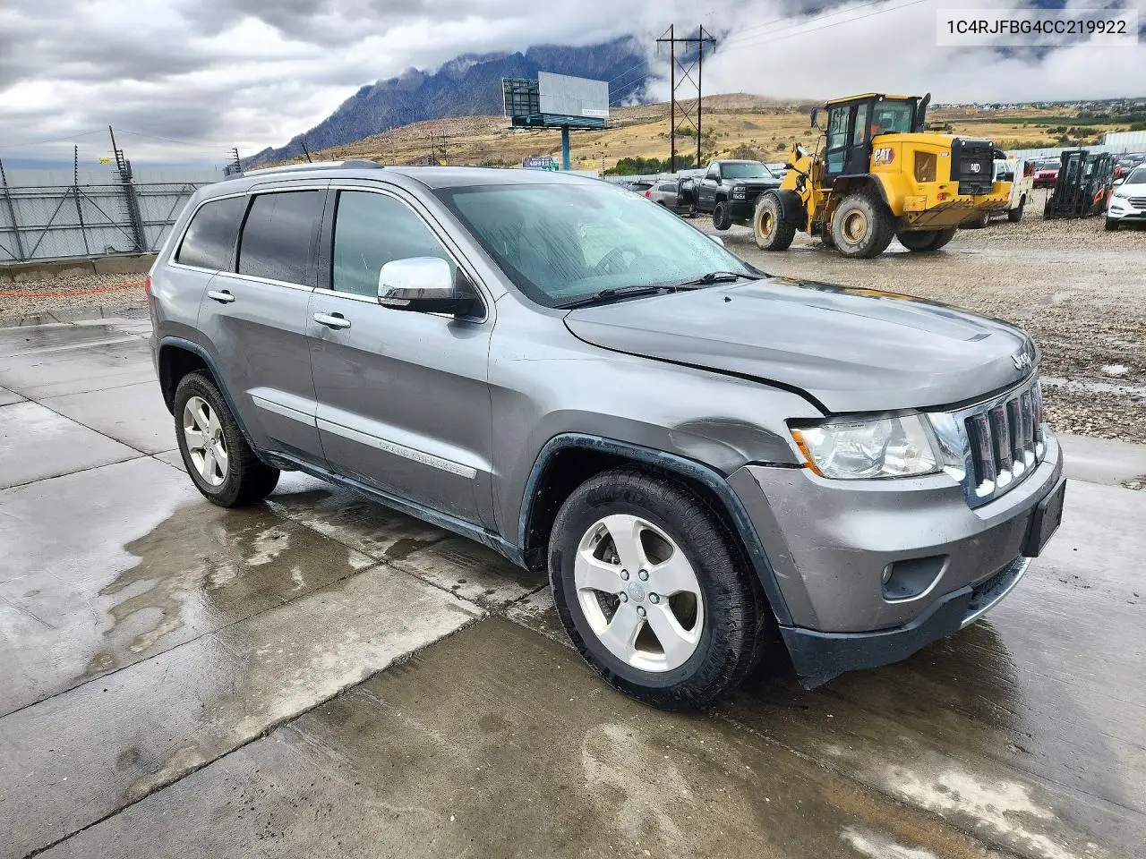 2012 JEEP GRAND CHEROKEE VIN 1C4RJFBG4CC219922 — фото 4