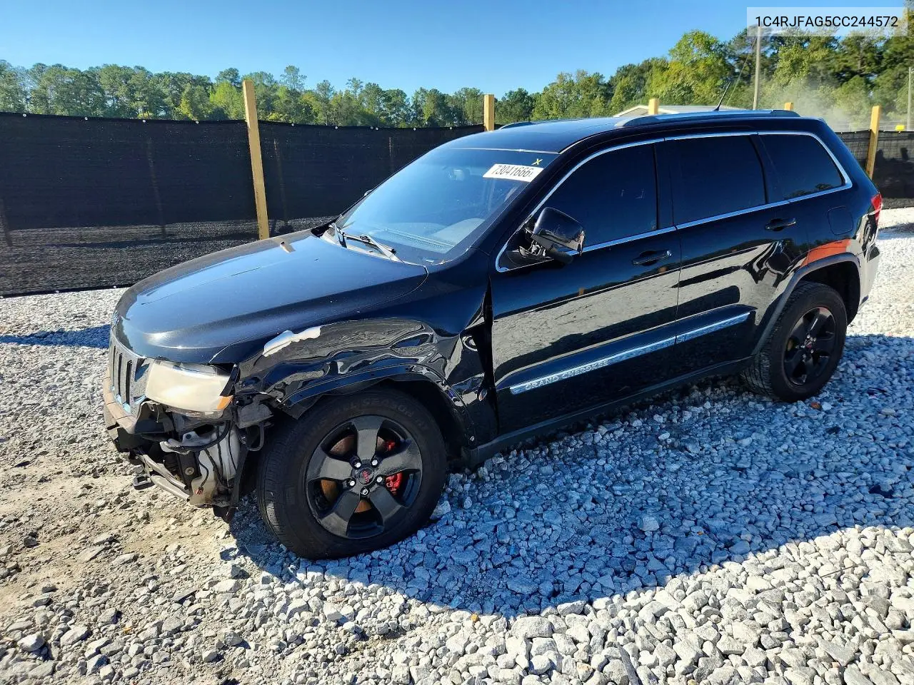 JEEP GRAND CHEROKEE 2012, VIN 1C4RJFAG5CC244572
