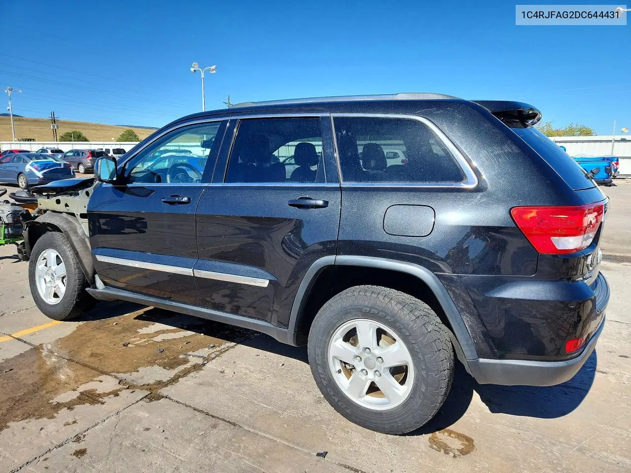 2013 JEEP GRAND CHEROKEE VIN 1C4RJFAG2DC644431 — фото 2