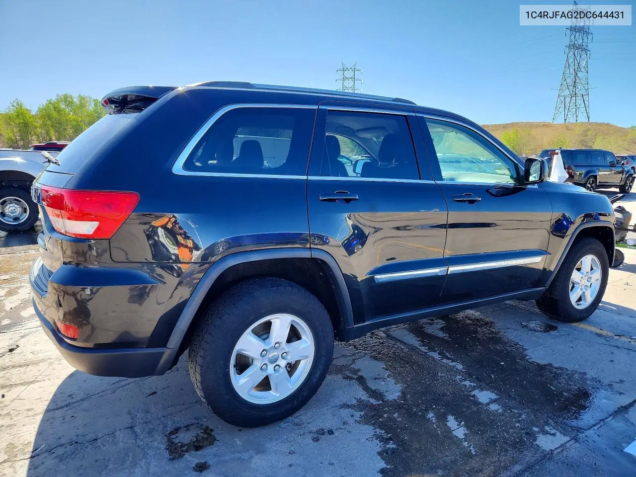 2013 JEEP GRAND CHEROKEE VIN 1C4RJFAG2DC644431 — фото 3