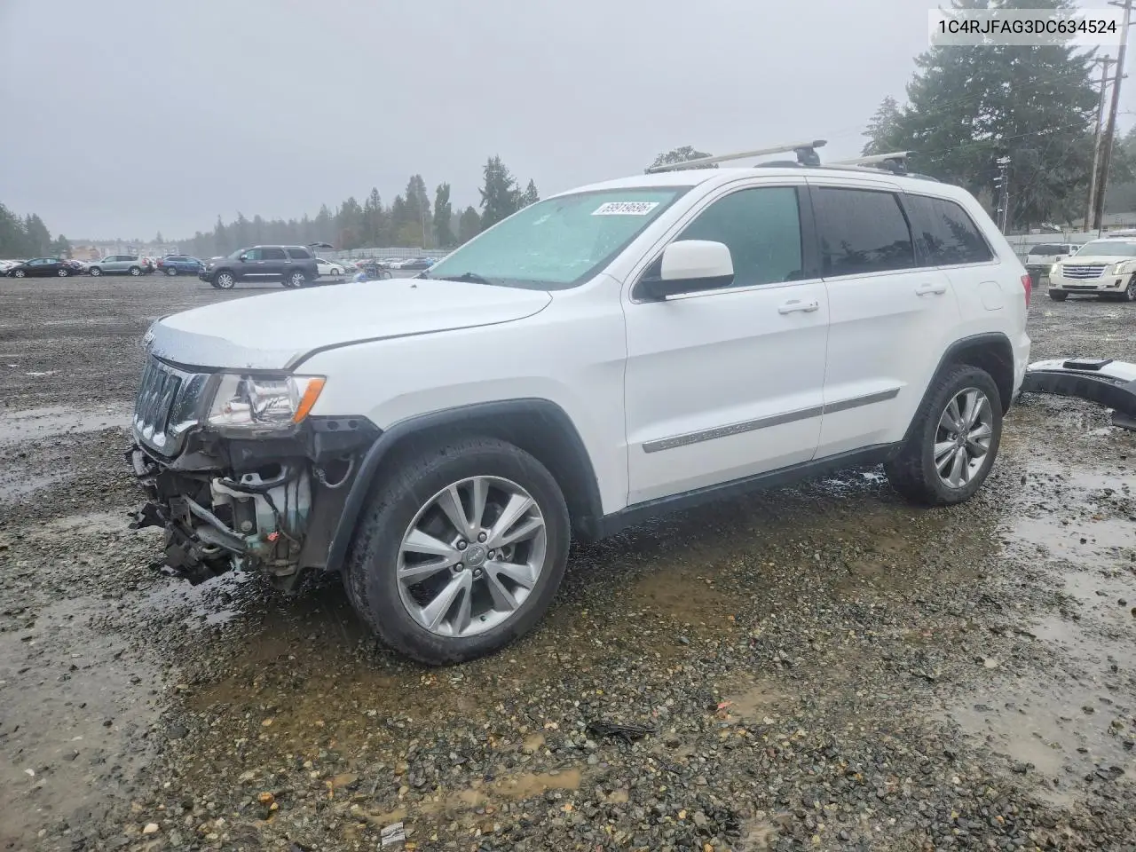 JEEP GRAND CHEROKEE 2013, VIN 1C4RJFAG3DC634524