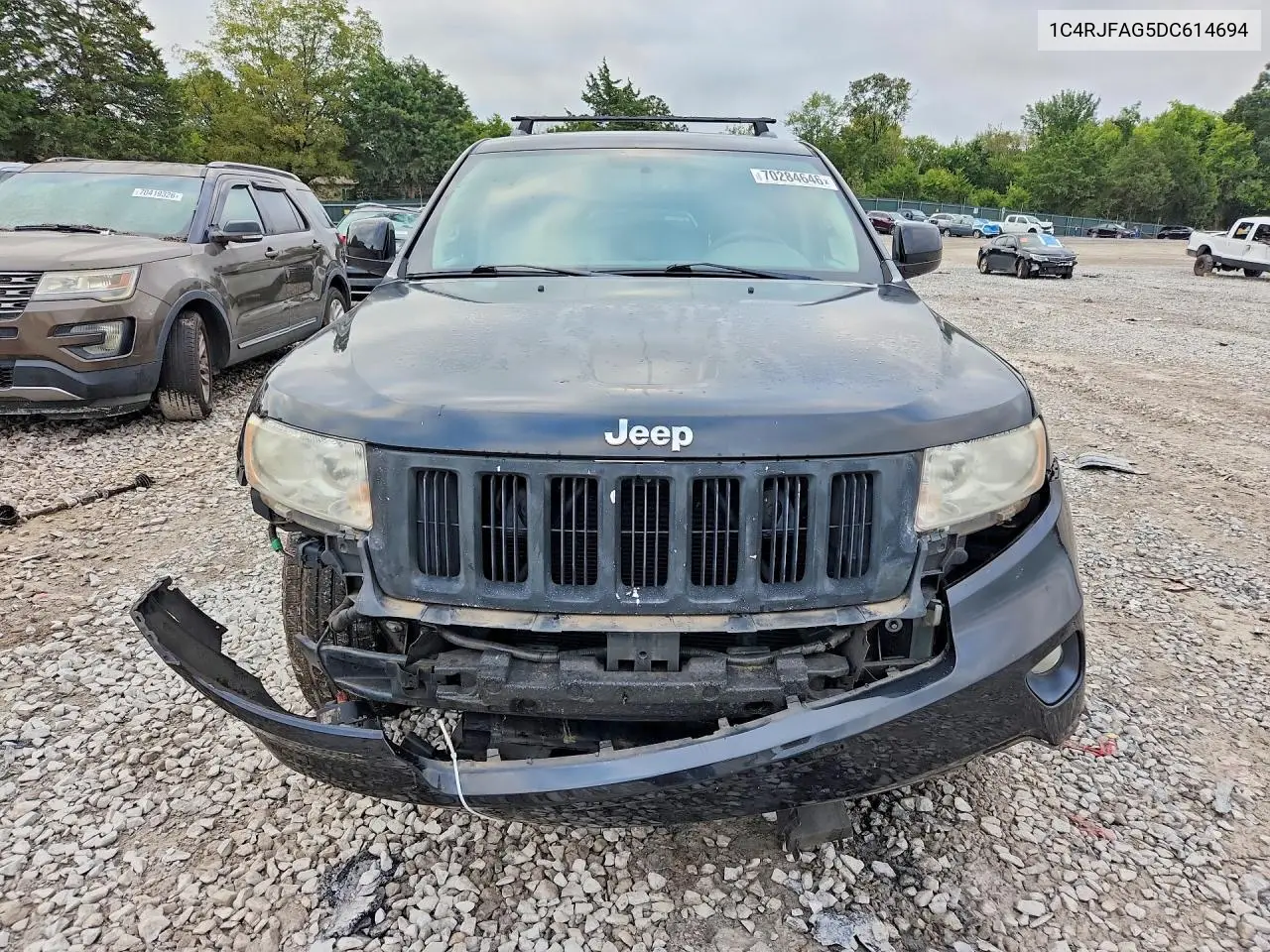 2013 JEEP GRAND CHEROKEE VIN 1C4RJFAG5DC614694 — фото 5