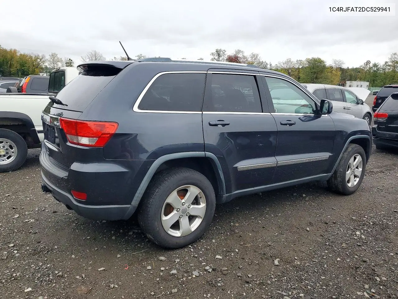 2013 JEEP GRAND CHEROKEE VIN 1C4RJFAT2DC529941 — фото 3
