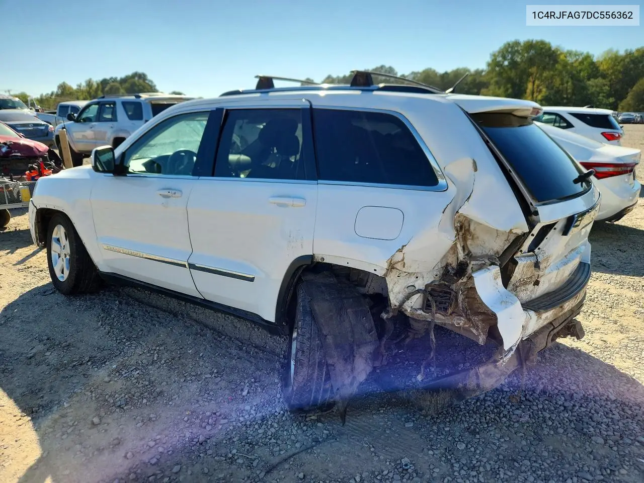 2013 JEEP GRAND CHEROKEE VIN 1C4RJFAG7DC556362 — фото 2