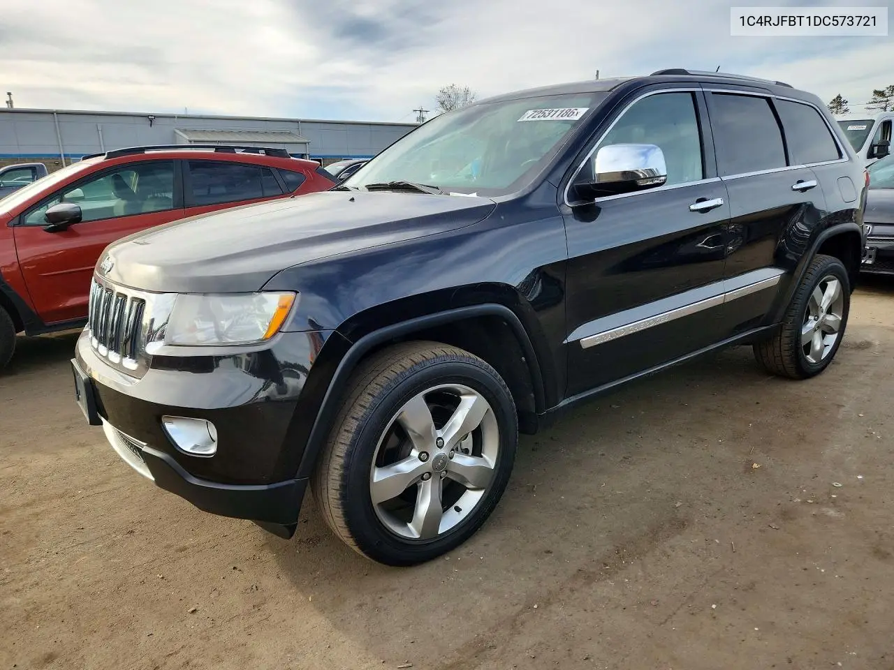 2013 JEEP GRAND CHEROKEE VIN 1C4RJFBT1DC573721 — фото 2
