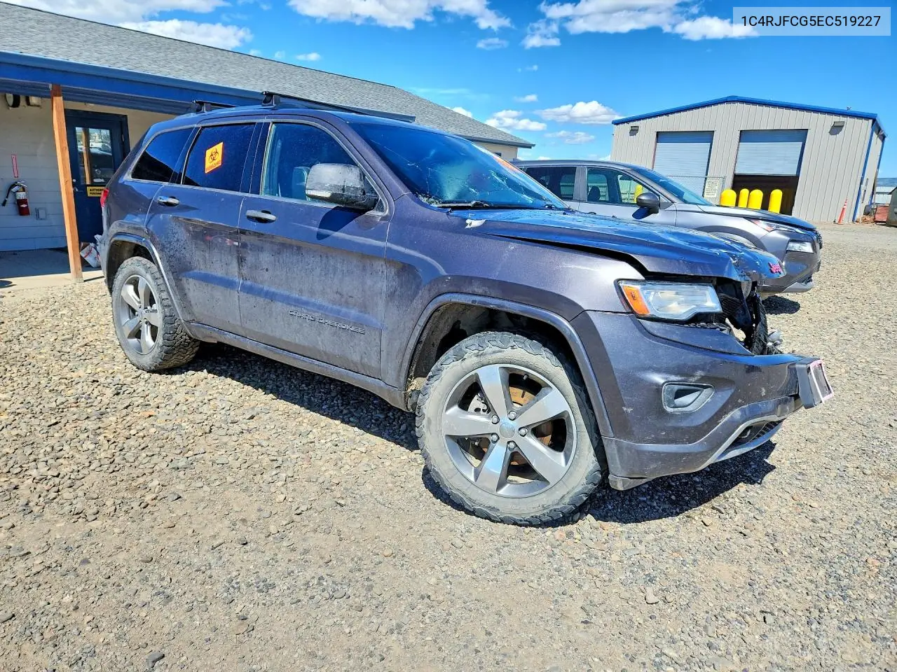 2014 JEEP GRAND CHEROKEE VIN 1C4RJFCG5EC519227 — фото 4
