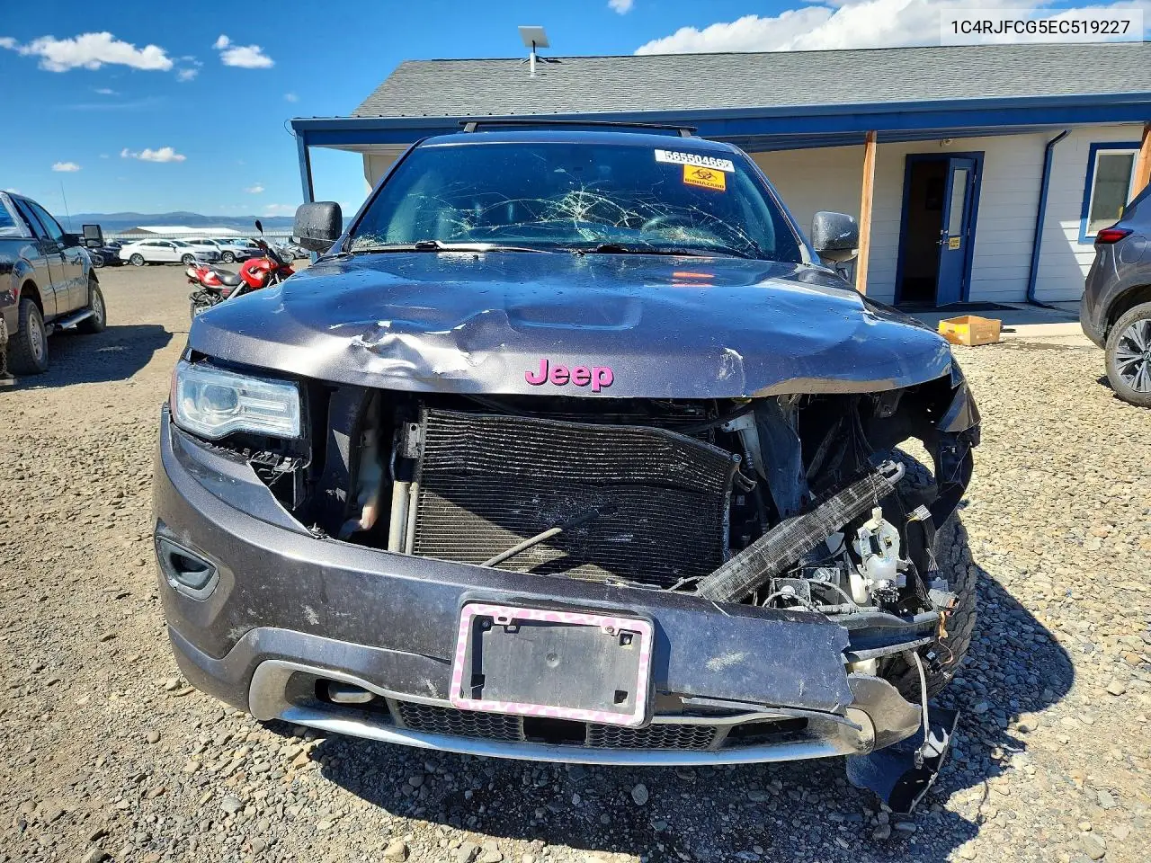 2014 JEEP GRAND CHEROKEE VIN 1C4RJFCG5EC519227 — фото 5